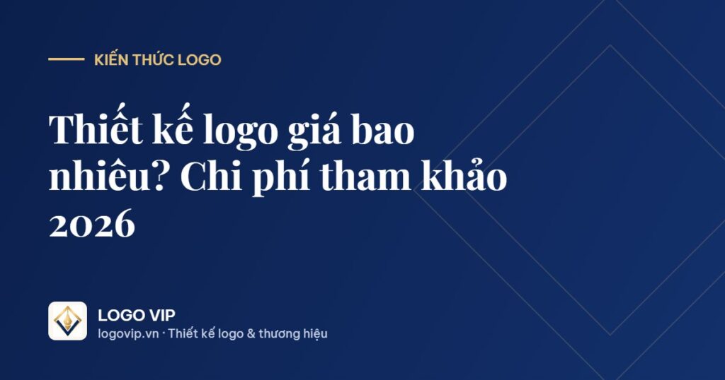 thiết kế logo giá bao nhiêu - Thiết kế logo giá bao nhiêu? Chi phí tham khảo 2026